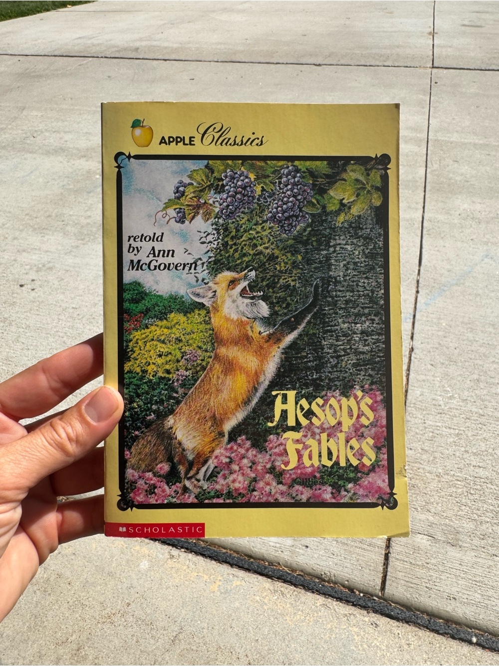 Vintage Paperback Aesop’s Fables